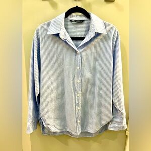 ZARA oversize button down shirt